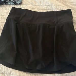 Athleta Black Run With It Skort small